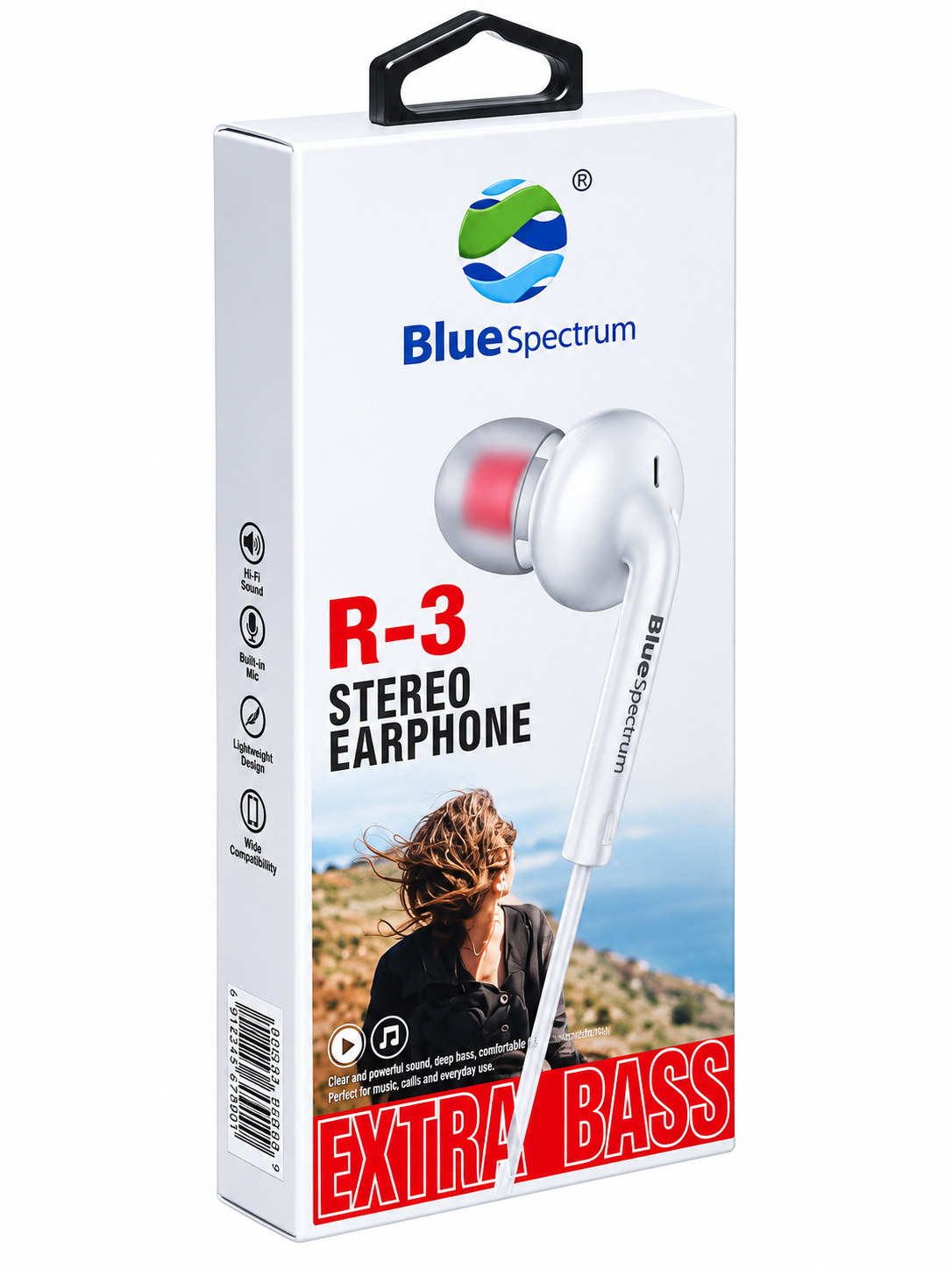 Écouteurs Filaire Blue Spectrum R3 - Blanc - Blue Spectrum