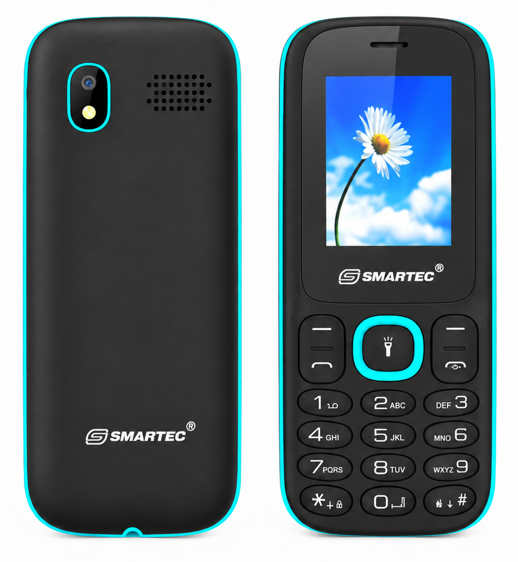 Téléphone Portable SMARTEC Prime Mini Noir Bleu - SMARTEC