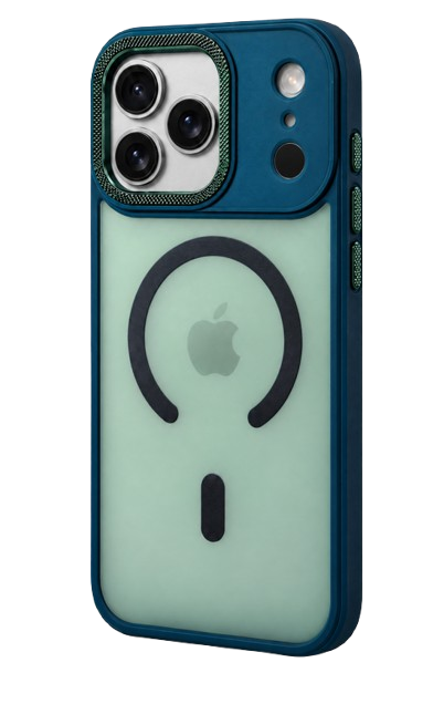 Coque de Protection MagSafe pour iPhone 17 Pro Max – bleu et vert - ONTECH