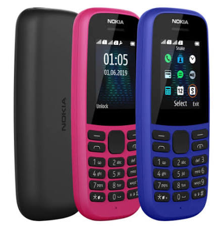 Téléphone Portable Nokia 105 2019 noir