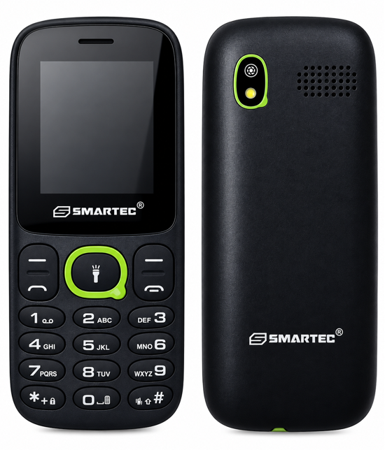 Téléphone Portable SMARTEC Prime Mini Noir / Vert - SMARTEC