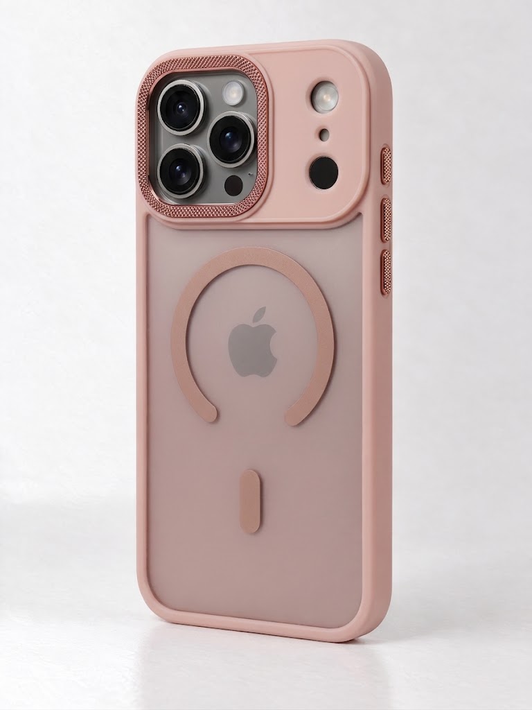 Coque de Protection MagSafe pour iPhone 17 Pro Max – Rose - ONTECH
